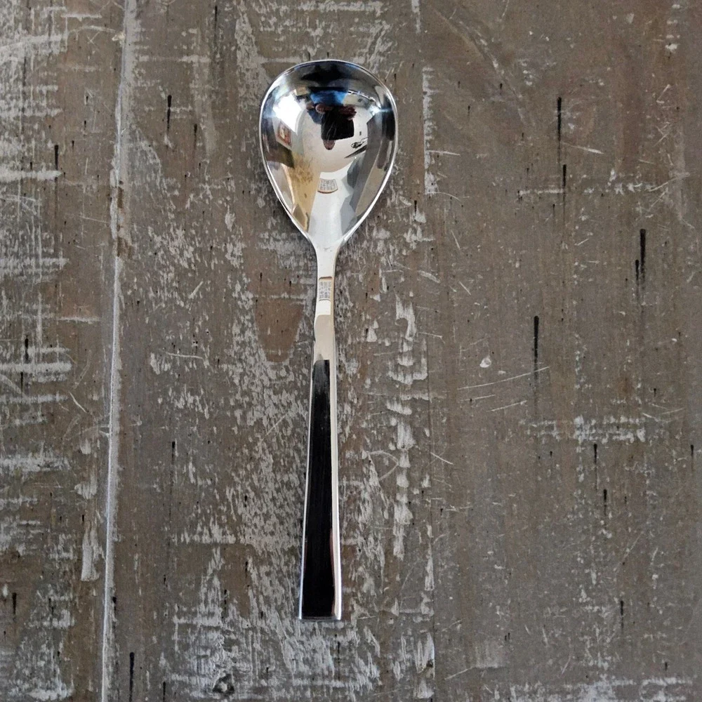 Dansk Meridian Soup Spoon Set of 2 Silver 18/10 Stainless Steel MCM Flatware